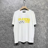 Amiri T Shirt Poker Girl Flower Casual Round Neck